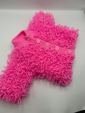 Handmade loopy Baby Cardigan  