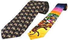 TIE STUDIO Racing Horses &