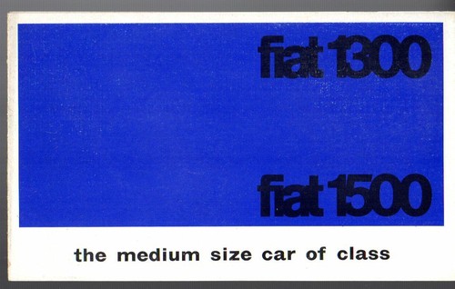 Fiat 1300 1500 saloon - 1300, &