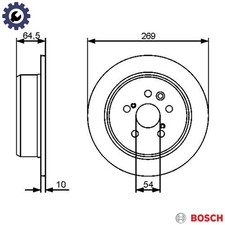 2x BRAKE DISC 0 986 479 483