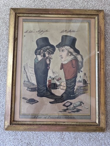 James gillray antique etching - gillray,