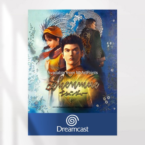 Shenmue sega dreamcast poster - sega,