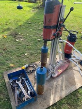 Hilti DD 350 Diamond Core Drill 110v Rig with two core bits (107mm & 126mm)