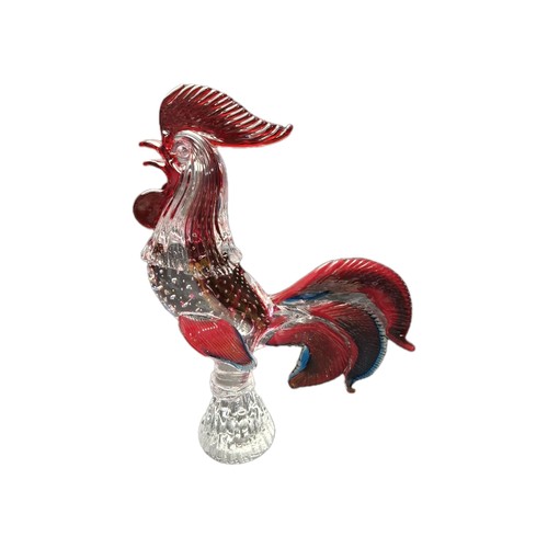 Murano art glass cockerel - art,