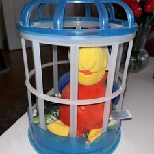 Charlie Funny Talkie Parrot. Plush, In Cage, Club Petz. Repeats What You Say