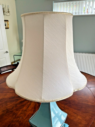 Large lampshade ivory silk - ivory,