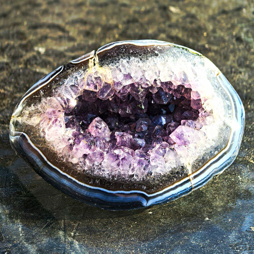 Stunning amethyst geode with - stunning,
