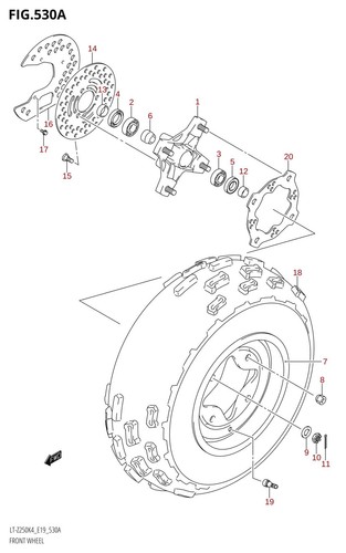Suzuki genuine atv - suzuki, washer