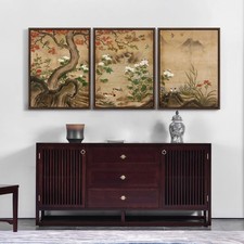 Genga Flower and Bird in a