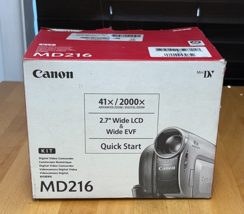 Canon md216 mini camcorder - canon,