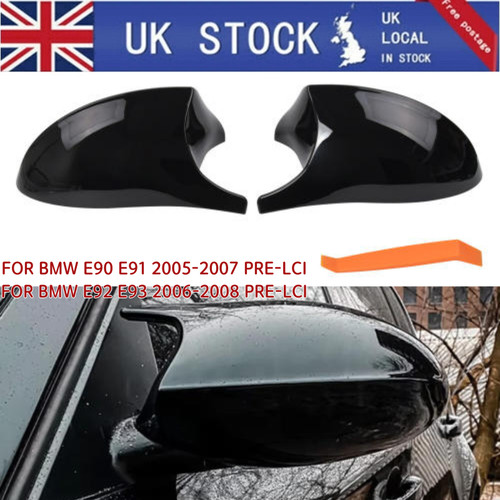 Gloss black wing mirror cover - gloss,