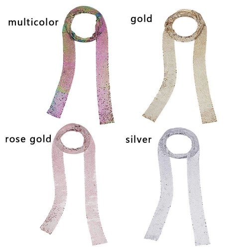 Sparkly sequins scarf - sparkly,