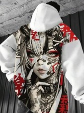 Japanese Anime 3D Print Hoodie