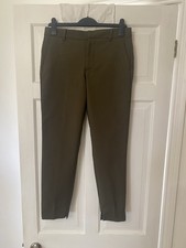 Zara Woman Khaki Stretch Capri