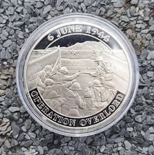 Half Crown Coin,Operation Overlord June 1944,  Gibraltar. 80th D Day Anniversary