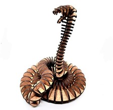 Cobra. Homemade Wooden Model