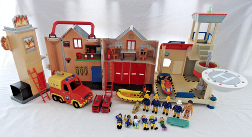 Fireman sam playset with - playset, 3