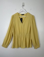NWT M&S Yellow Crepe Long