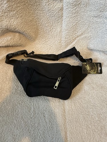 Waist bum bag black - waist/bum, with