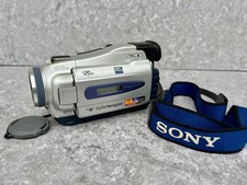 Sony Handycam DCR-TRV16E Handheld MiniDV Camcorder Silver Tested working 