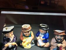 ROY KIRKHAM. toby jugs all approx 5” high