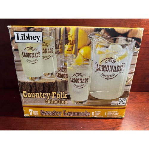 Vintage libbey country - libbey, 7-pc