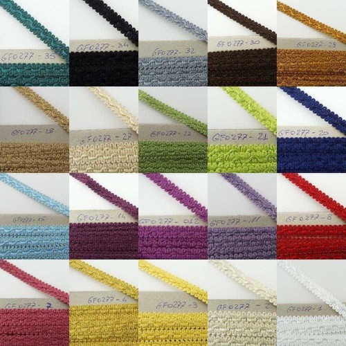 13mm scroll braid gimp cotton - scroll,