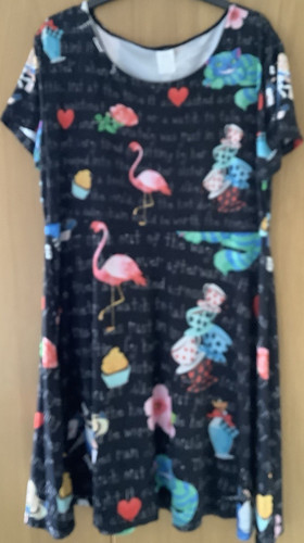 Black multicoloured alice - black,
