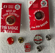 5, Red Nose Day Pin Badges
