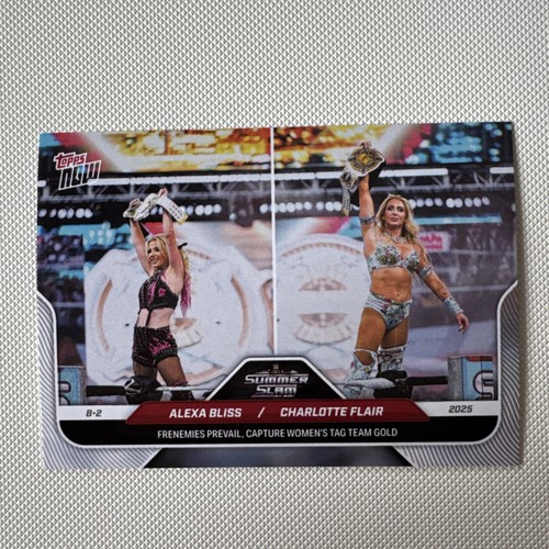 Topps wwe wrestling 2025 card - wrestling,
