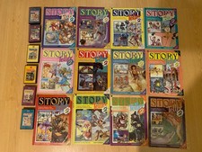 Story Teller 2 Magazines x 12 & Cassette Tapes x 6  Marshall Cavendish Vintage