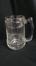 Captain Morgan Glass Tankard Stein Spiced Rum Embossed