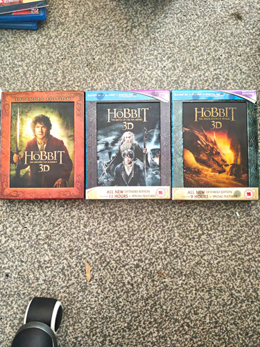 The hobbit trilogy extended - the, 3d
