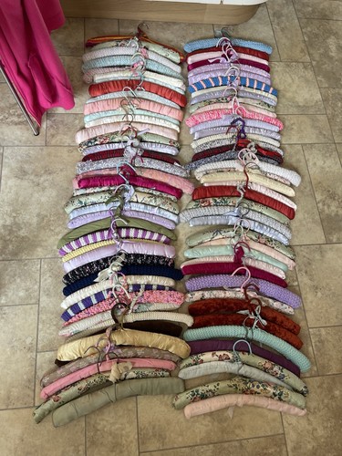 Padded coat hangers - hangers, joblot
