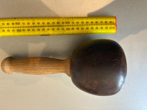 Hand turned lignum vitae wood - lignum,