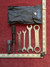 Vintage Yamaha Motorcycle Tool Kit in Pouch SOME PARTS MISSING (H)