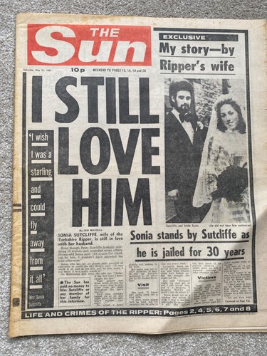 The sun newspaper may 1981 - newspaper,