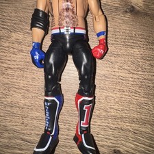 2017 Mattel WWE AJ Styles  Phenomenal 1 Black, Red, Blue Gear
