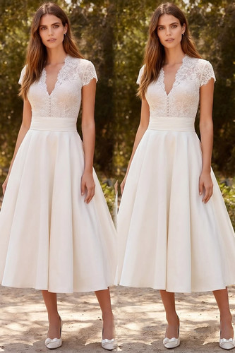 Church wedding dresses - church, satin