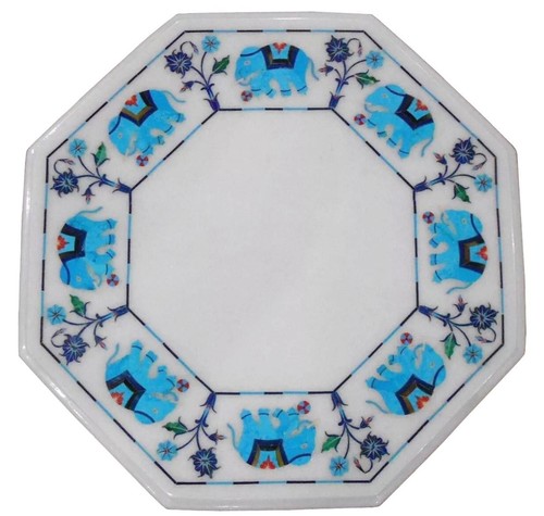 White marble bistor table - white,