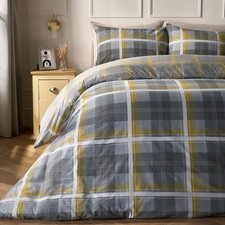 OHS Denim Check Duvet Cover