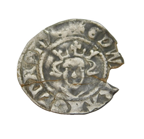 King edward silver penny - silver,