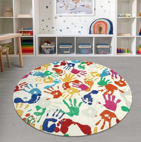 Staruia colorful kids rug - colorful, for