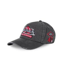 VON DUTCH HERITAGE BROTHERHOOD TRUCKER CAP GREY DENIM *100% AUTHENTIC*XMAS GIFT*