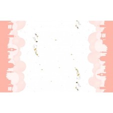 Peter Pan - Straight on till morning  Double Boarder Pink Fabric Michael Miller