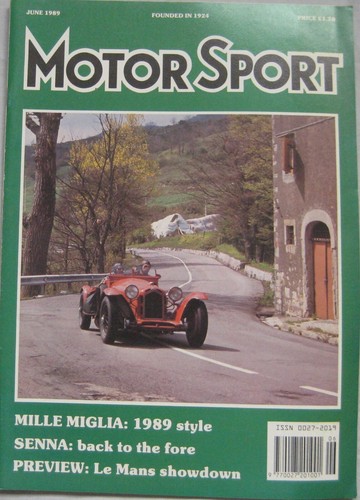 Motor sport magazine - motor, june