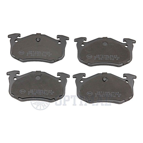 Rear disc brake pad set - rear,