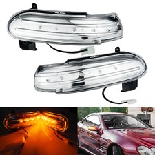 L+R LED Wing Mirror Signal Indicator Light For Mercedes SLK R171 SL R230 2003-08