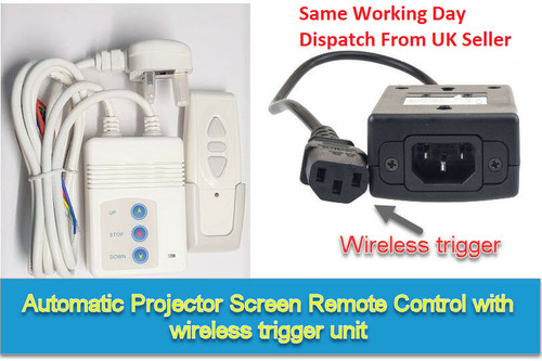 Motorised projector screen - projector,