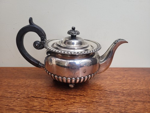 Georgian silver teapot 1820 - georgian,
